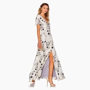 Privacy Please Rebecca Dress Floral Slit Maxi